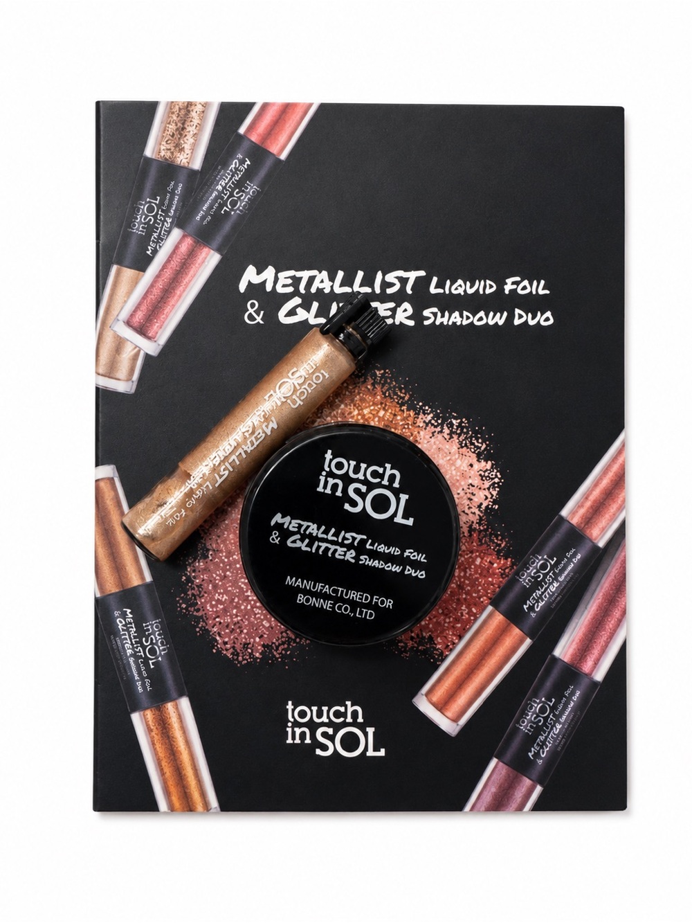 Touch in Sol Metallist Liquid Foil & Glitter Eyeshadow Duo